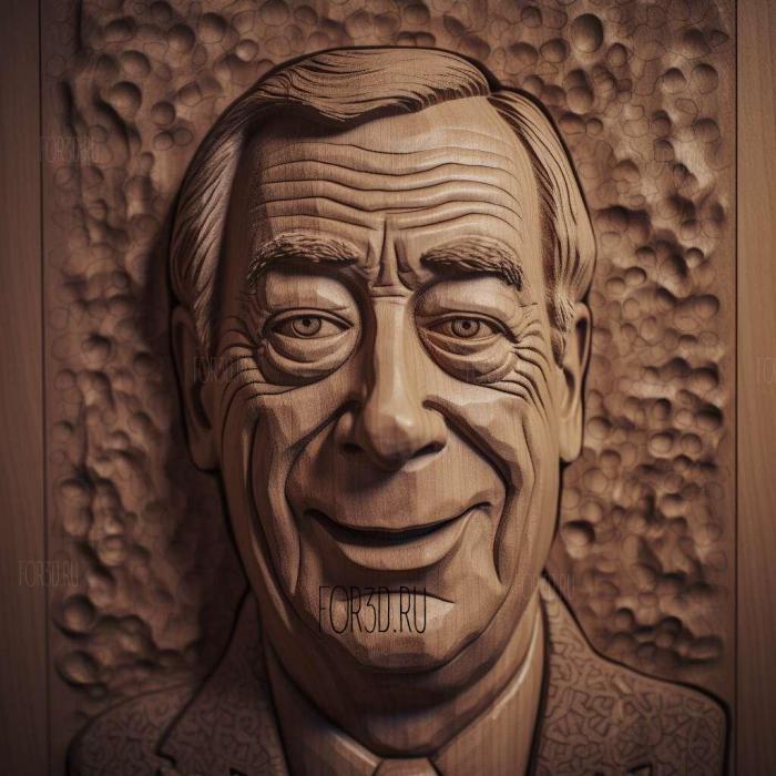 Nigel Farage 2 stl model for CNC